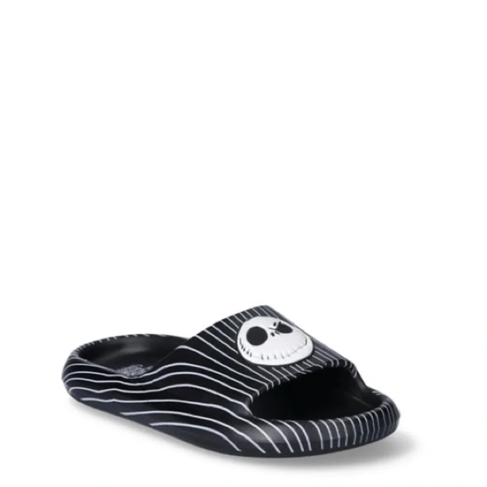 🎃 Disney Nightmare Before Christmas Men’s Slides Jack Skellington NWT Size 11
